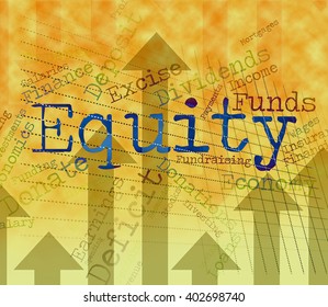 Equity Release Equity Word Indicating Resources Funds And Asset 