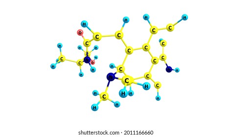 Ergometrine Or Ergonovine Is A Medication Used To Cause Contractions Of The Uterus To Treat Heavy Vaginal Bleeding After Childbirth. 3d Illustration