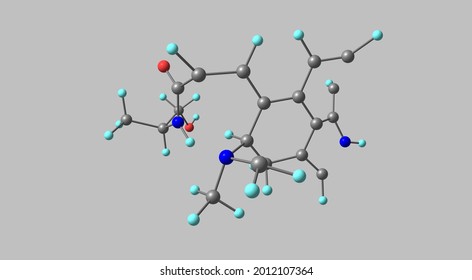 Ergometrine Or Ergonovine Is A Medication Used To Cause Contractions Of The Uterus To Treat Heavy Vaginal Bleeding After Childbirth. 3d Illustration