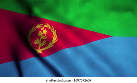 ERITREA Desk Top Table National Country Flag New