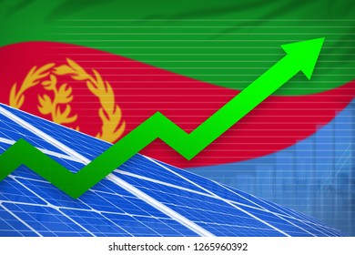 Eritrea Solar Energy Power Rising Chart Stock Illustration 1265960392 ...