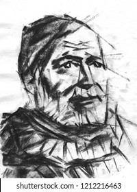 Ernest Hemingway A Hand Drawn Portrait