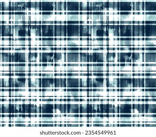 Eroded plaid pattern with aged effect. Grunge plaid pattern design, distressed overlay texture design.