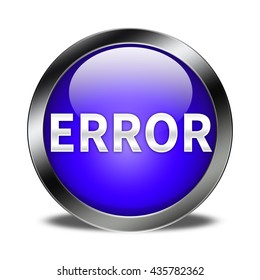 Error Button Isolated Stock Illustration 435782353 | Shutterstock