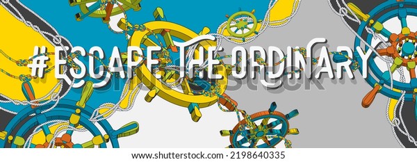 Escape The Ordinary, marine life illustration