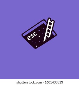 Escape to space through ladder