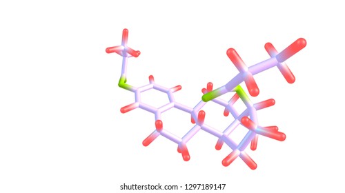 Estradiol Dipropionate Is An Estrogen Medication Which Has Been Used In The United States. It Is Given By Injection Into Muscle. 3d Illustration