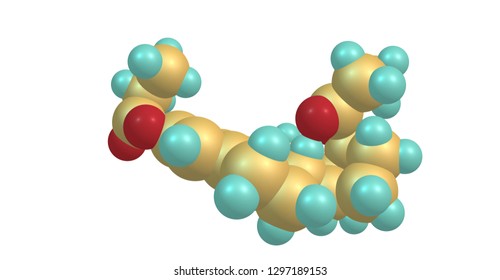 Estradiol Dipropionate Is An Estrogen Medication Which Has Been Used In The United States. It Is Given By Injection Into Muscle. 3d Illustration