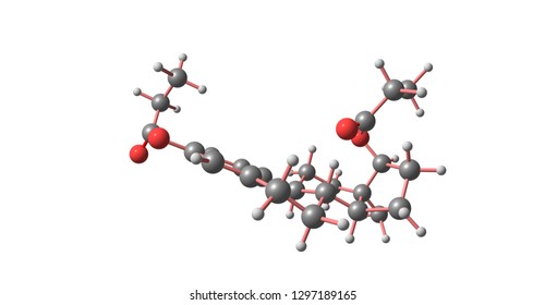 Estradiol Dipropionate Is An Estrogen Medication Which Has Been Used In The United States. It Is Given By Injection Into Muscle. 3d Illustration