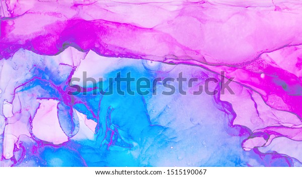 Ethereal Fantasy Light Blue Pink Purple Stock Illustration 1515190067 ...