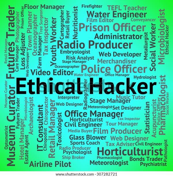Ethical Hacker Indicating Contract Out Security Stock