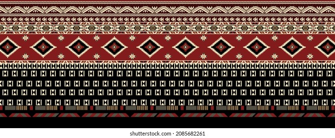 Ethnic designs with combination of geometric element