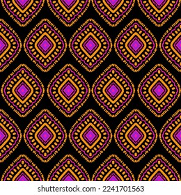 ethnic ikat patterns geometric native tribal boho motif aztec textile fabric carpet mandalas african American india flower