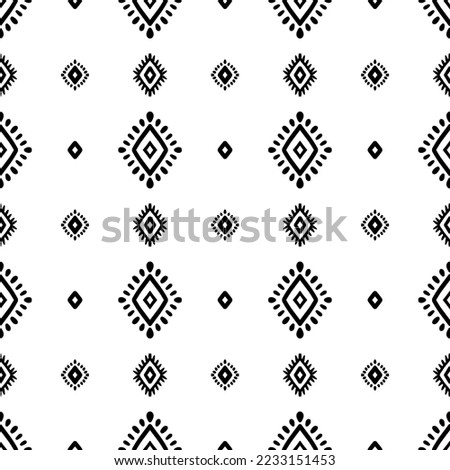 ethnic ikat patterns geometric native tribal boho motif aztec textile fabric carpet mandalas african American india flower