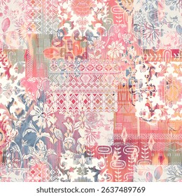 ethnic pattern design with colour gradation creative texture pattern 
