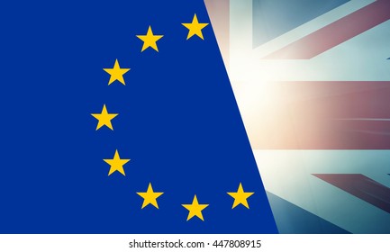 EU UK states government  map regular design - Shutterstock ID 447808915
