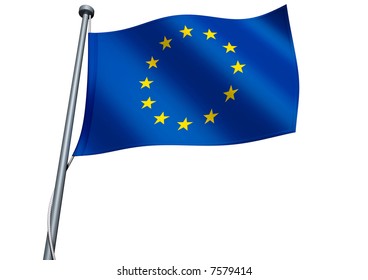 Europe Flag Stock Illustration 7579414 | Shutterstock