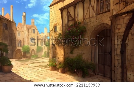 European School - (Otherworldly) [anime Backgrounds Web graphics