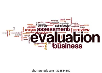 Evaluation word cloud