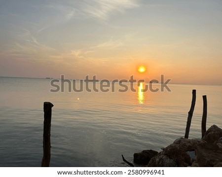 Similar – Image, Stock Photo Always sea Evening