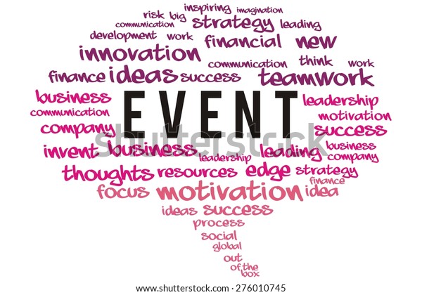 event-word-on-speech-bubble-colorful-stock-illustration-276010745