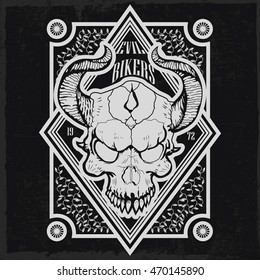 Tattoo Owl Human Skull Rose Stock Vector (Royalty Free) 583830574 ...