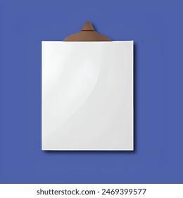Exam Pad with Paper Vector Image