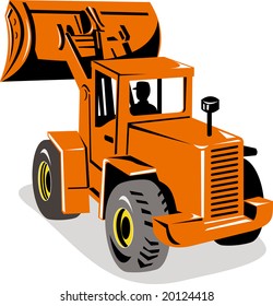Excavator at work
