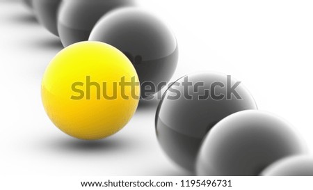 Exception. 3D Illustration.