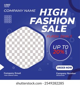 Exclusive Digital Marketing Campaign High Fashion with Festival Discounts. - Powered by Shutterstock