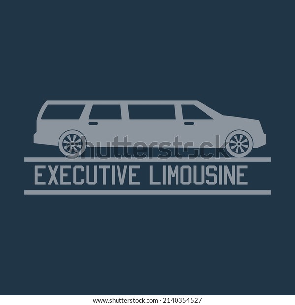 Executive\
limousine logo design and luxurious\
art