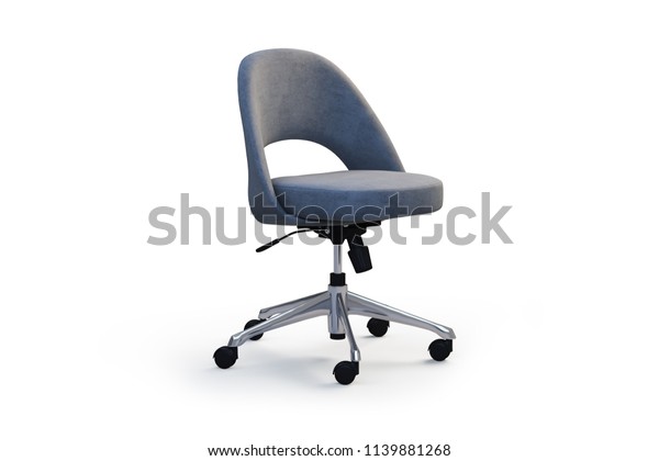 Executive Task Side Chair Metal Base Stock Illustration 1139881268