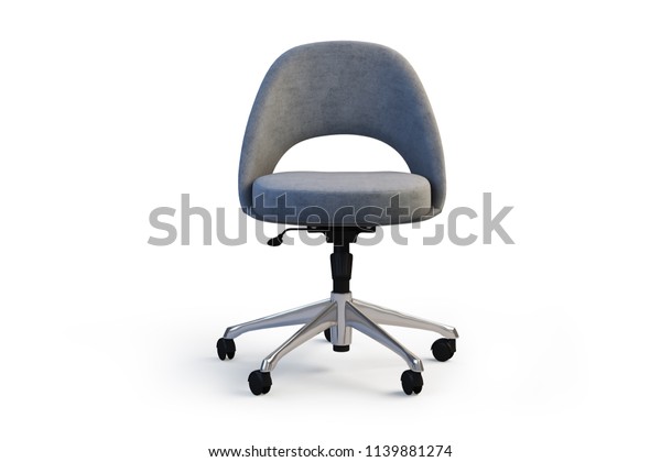 Executive Task Side Chair Metal Base Stock Illustration 1139881274