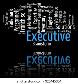 Executive Word Representing Director General And Principal
