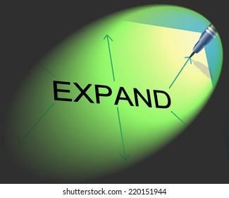 Expand Big Meaning Increase In Size And Become Larger