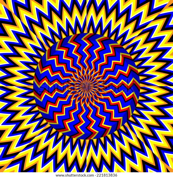 Expanding Spin Illusion Stock Illustration 221813836 | Shutterstock