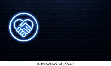Experts on the Future of Work, 3d icon neon sign