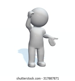 Explain 3d People Isolated Stock Illustration 317887871 | Shutterstock