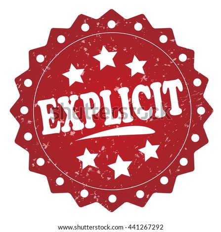 explicit grunge stamp