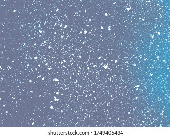 Explode Splatter. Cerulean Decor. Grunge Sky Drawing. White and Blue Explode Splatter. Grunge Cobalt Splatter. Sky Halftone Drawing. Shimmer Cerulean Stains.
