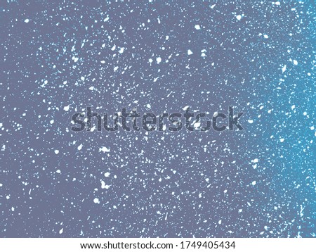 Explode Splatter. Cerulean Decor. Grunge Sky Drawing. White and Blue Explode Splatter. Grunge Cobalt Splatter. Sky Halftone Drawing. Shimmer Cerulean Stains.