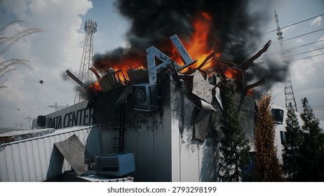 Explosion and Fire at Data Center, Anti-AI Protest and Public Backlash Against Artificial Intelligence