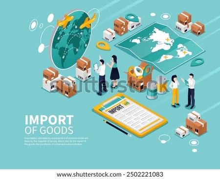 Export and import isometric background