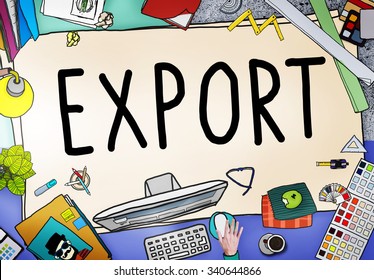 Export Import Logistics Transportation Freight Concept
