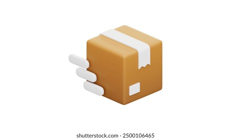 	
Express Delivery 3D Illustrations, 3D rendering