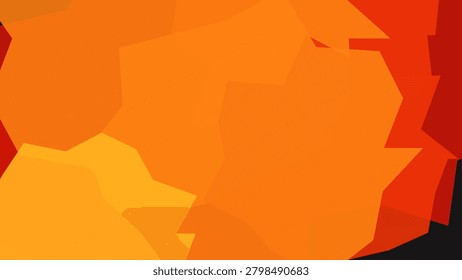 Expressionist Fire Blobs Abstract Background