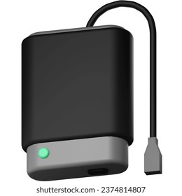External Harddisk Gadget Device Electronic 3D