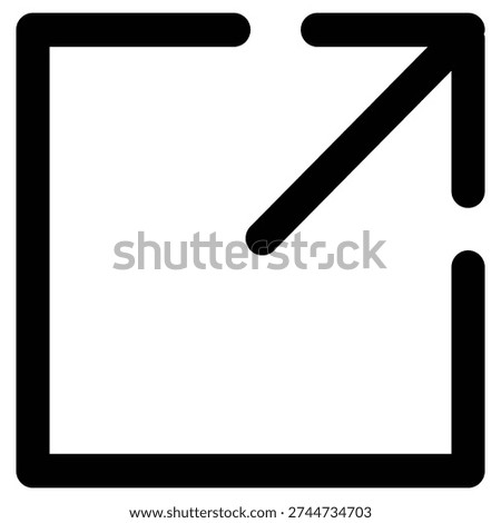 external link vector icon illustration