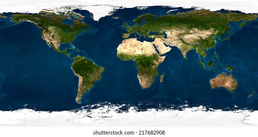 Extra large size physical world map illustration. Primary source and elements of this image furnished by NASA. This image has been created from 90 smaller images, merged in to one huge picture.