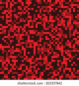 Extreme Red Seamless Digital Camo